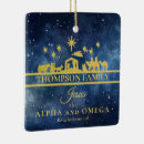 Search for manger scene christmas tree decorations Christian