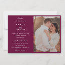 Search for elegant burgundy wedding invitations Traditional