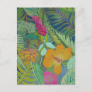 Search for tropical greenery postcards Flower