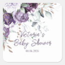 Search for lavender baby shower girl stickers Flowers