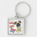 Search for pet pug key rings Animals