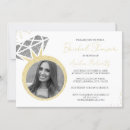 Search for silver bridal shower invitations Sparkle
