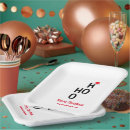 Search for black santa plates Ho ho ho
