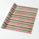 Search for red green white stripes wrapping paper Horizontal