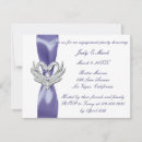 Search for purple and silver engagement party invitations Couple