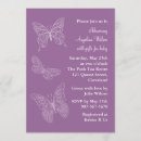 Search for plum butterfly invitations Purple