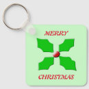 Search for holly leaf key rings Festive