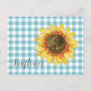 Search for blue gingham postcards Floral