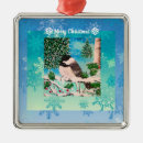 Search for chickadee christmas tree decorations Snow