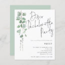 Search for green eucalyptus hens party invitations Modern