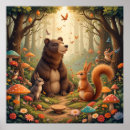 Search for woodland animals posters Mushrooms