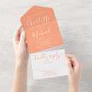 Search for coral rsvp wedding invitations Minimalist