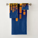 Search for yellow and blue bath towels Black