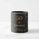 Search for golden birthday mugs 50th
