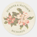 Search for vintage pink wedding stickers Bride and groom