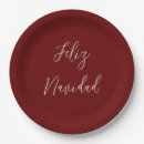 Search for feliz navidad plates Elegant