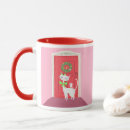Search for white mouse mugs Illustration