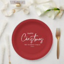 Search for elegant christmas paper plates Modern
