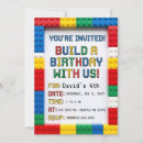 Search for brick invitations Building blocks party