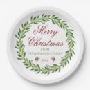 Search for christmas paper plates Watercolor