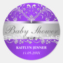 Search for modern floral pattern stickers Baby shower
