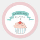 Search for homemade cupcakes stickers Handmade