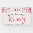 Search for 21st birthday banners Pink