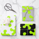 Search for black and green wrapping paper For kids