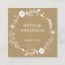 Search for kraft business cards Rustic