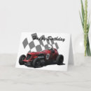 Search for racing car birthday cards Vintage