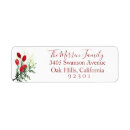 Search for red and green return address labels Berries