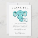 Search for elephant baby shower thank you cards Boy