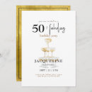 Search for champagne birthday invitations Fifty