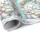 Search for polar bear christmas wrapping paper Pastel