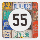 Search for 55th birthday party stickers Retro