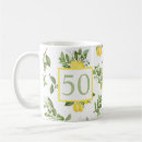 Search for womans 50th birthday mugs Elegant