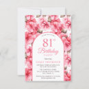 Search for 81st birthday invitations Elegant