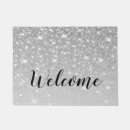 Search for silver glitter doormats Elegant