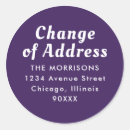 Search for new address moved stickers Elegant