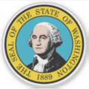 Search for washington state flag stickers America