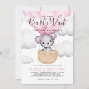Search for pink gray baby shower invitations Watercolor