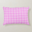 Search for pink plaid cushions Trendy