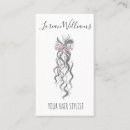 Search for hairstyles business cards Hair stylist