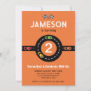 Search for boys 2nd birthday invitations Orange