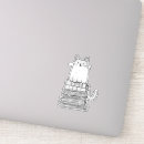 Search for bookworm reading stickers Cat
