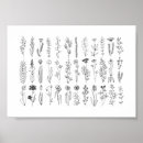 Search for plant drawing posters Floral