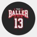 Search for basketball lover stickers College