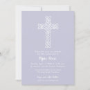 Search for lavender christening invitations Cross