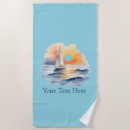 Search for nautical sailboats beach towels Sailing