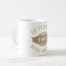Search for age 40 mugs 40 years old
